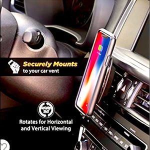 MAGIC MOUNT CAR VENT QI FAST CAR CHARGER